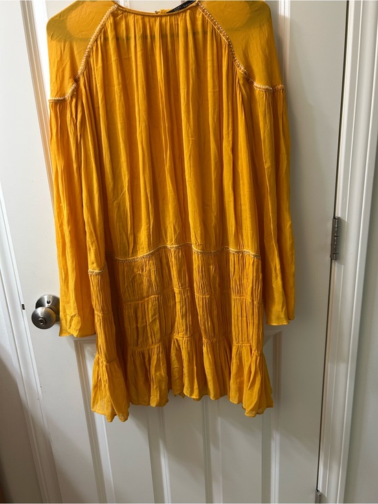 Zara Dresses & Skirts - Zara Trafaluc Collection Mustard Yellow Dress Size XS PTP 23